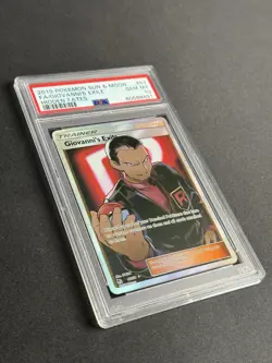 PSA 10 Giovanni's Exile Hidden Fates Full Art Trainer 67/68 Pokemon Card English - Image 3