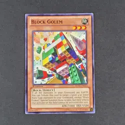 Yugioh TCG - 1x Block Golem - REDU-EN035 - NM - Common - 1st Ed - Rock - 2012 - Image 2