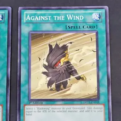 Yugioh TCG - 2x Against the Wind - DP11-EN018 - 1st Edition - NM/LP - Crow, 2021 - Image 4