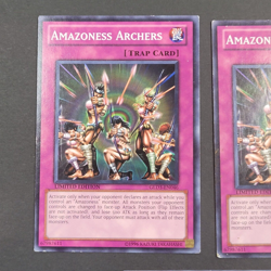 Yugioh TCG - 3x Amazoness Archers - GLD3 -EN046 - LP/NM - Common - Limited 2010 - Image 3