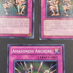 Yugioh TCG - 3x Amazoness Archers - GLD3 -EN046 - LP/NM - Common - Limited 2010 - Image 5