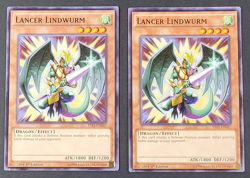 Yugioh TCG - 2x Lancer Lindwurm - YS15-ENL07 - NM - 1st - Saber Force - 2015 - Image 1
