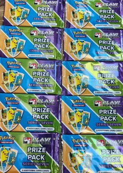 200 Play! Pokemon Prize Pack Series 7 *FACTORY SEALED* Booster Packs lot of 200 - Image 1