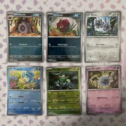 Pokemon TCG Black Bolt/White Flare Lot of 6 Masterball Reverse Holo NM - Image 1