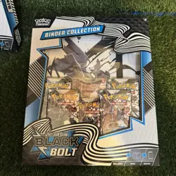 Pokemon TCG: (2) Black Bolt Binder & (1) White Flare Tech Sticker Bundle - Image 3