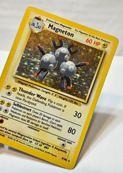 Magneton 9/102 Holo Rare Unlimited Base Set Pokemon 7292 - Image 4