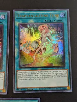 Yugioh TCG - 3x Traptantalizing Tune - SDBE-EN024 - NM/LP - 1st Ed. - Ultra Rare - Image 5
