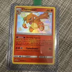 Pokemon Charmeleon SV7/SV94 Sun & Moon Hidden Fates Shiny Vault Near Mint - Image 1