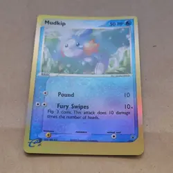 VINTAGE POKEMON BLACK STAR PROMO - #010 MUDKIP (HOLOFOIL) EX/NM - Image 1