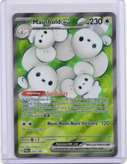 Maushold EX 233/182 Ultra Rare Holo - Pokemon TCG Paradox Rift SV04 - NM/Mint - Image 1
