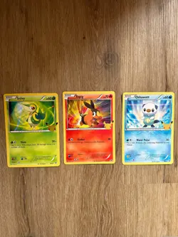 Pokemon SNIVY TEPIG OSHAWOTT First Partner Oversized Jumbo UNOVA NEAR MINT - Image 1