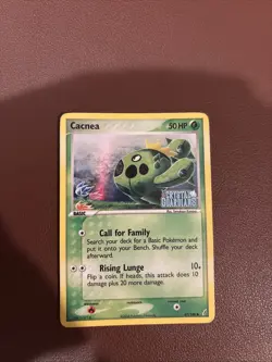 Cacnea 47/100 Reverse Holo Stamped - 2006 Pokemon ex Crystal Guardians - Image 1