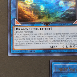 Yugioh - 3x Hieratic Seal of the Heavenly Spheres - BLCR-EN090 - LP/NM, 1st 2022 - Image 4