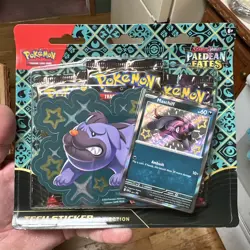 Pokemon Paldean Fates Tech Sticker Collection Factory Sealed - Image 1