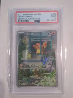 Pokemon TCG Charmander 044 Holo Black Star Promo PSA 9 Mint - Image 1