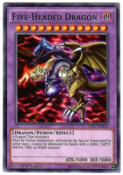 Yu-Gi-Oh! Five-Headed Dragon MIL1-EN012 Millennium Pack Common 1st Edition - Image 1