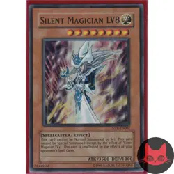 Yugioh Silent Magician LV8 NTR-EN002 Super Rare LP - Image 1