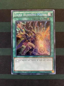 Dark Burning Magic LDK2-ENS05 Secret Rare LP Limited Edition - Image 1