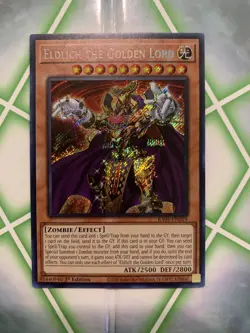 Yugioh! Eldlich the Golden Lord Secret Rare RA01-EN019 1st ED NM Regular Art - Image 1