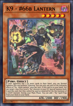 Yugioh! 3x K9-66B Lantern Justice Hunters JUSH-EN033 2025 - Image 1