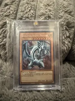 Yu-Gi-Oh! Blue-Eyes White Dragon Secret Pharaoh's Rare Card MAMA-EN104 - Image 1