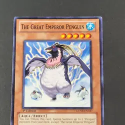 Yugioh TCG - The Great Emperor Penguin - GENF-EN037 - NM/LP - 1st Edition - Aqua - Image 5