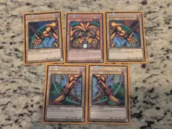 Yu-Gi-Oh PGL2 Exodia complete NM Gold Rare 1st Edition - Image 1