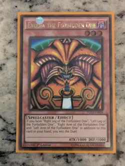 Yu-Gi-Oh PGL2 Exodia complete NM Gold Rare 1st Edition - Image 2