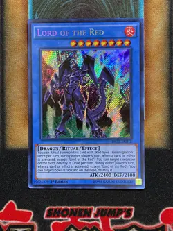 Yugioh Lord Of The Red DRL2-EN016 Secret Rare 1st Ed LP - Image 1