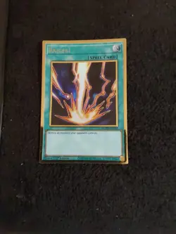 Yu-Gi-Oh! TCG Raigeki Legend of Blue Eyes White Dragon MGED-EN038 - Image 1