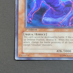 Yugioh TCG - Cloudian Eye of the Typhoon - GLAS-EN005 - NM - Super Rare 1st 2007 - Image 5