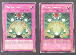 Yugioh TCG - 2x Macro Cosmos - SDDE-EN036 - LP/NM - 1st Ed - Common - Trap 2008 - Image 1