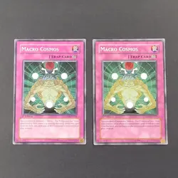 Yugioh TCG - 2x Macro Cosmos - SDDE-EN036 - LP/NM - 1st Ed - Common - Trap 2008 - Image 2