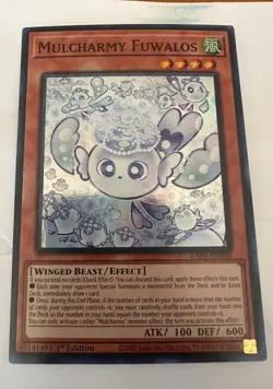Yugioh! Mulcharmy Fuwalos 1st Edition Super Rare RA04-EN050 NM - Image 1