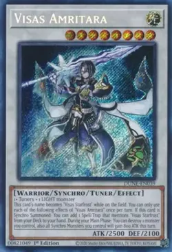 Yugioh! Visas Amritara - DUNE-EN039 - Secret Rare - 1st Edition Near Mint, Engli - Image 1