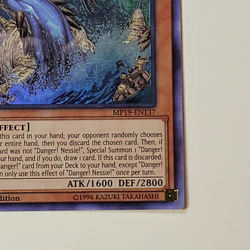 Yugioh TCG - Danger Nessie! - MP19-EN137 - NM - 1st Edition - Ultra Rare - 2019 - Image 4
