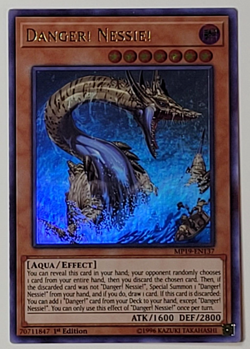 Yugioh TCG - Danger Nessie! - MP19-EN137 - NM - 1st Edition - Ultra Rare - 2019 - Image 1