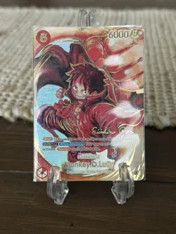 Monkey.D.Luffy ST01-012 OP-05 Alternative Art Oda Signature Card English Edition - Image 1