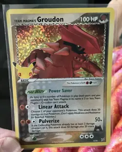 Pokemon TCG Celebrations #9/95 Team Magma's Groudon Card Good Condition - Image 1