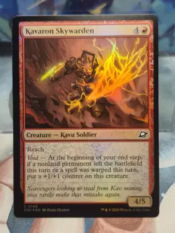 FOIL C 0140 Kavaron Skywarden Creature Common Edge of Eternities MTG Card - Image 1