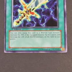 Yugioh TCG - Lightning Blade - SD5-EN022 - MP - 1st Edition - Common Spell, 2005 - Image 3