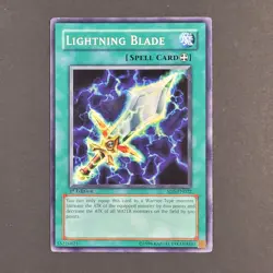 Yugioh TCG - Lightning Blade - SD5-EN022 - MP - 1st Edition - Common Spell, 2005 - Image 2
