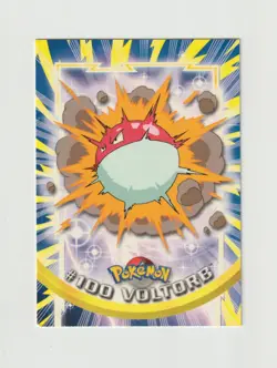 Voltorb Pokemon TCG Topps TV Animation Edition Series 2 Card #100 - Image 1