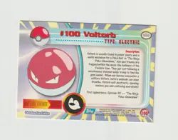 Voltorb Pokemon TCG Topps TV Animation Edition Series 2 Card #100 - Image 2