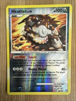 Heatran 30/146 Reverse Holo Rare Diamond & Pearl Legends Awakened Card NM/VLP - Image 1