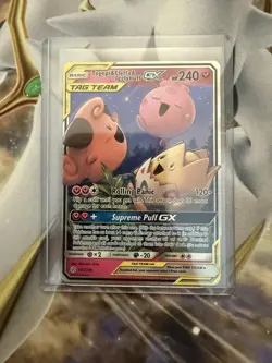 Pokemon TCG Togepi Cleffa Igglybuff GX 143/236 Cosmic Eclipse NM Card - Image 1
