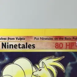 Ninetales 012/102 Base Set Holo Unlimited Rare 1999 WOTC Pokemon TCG Card MP - Image 2