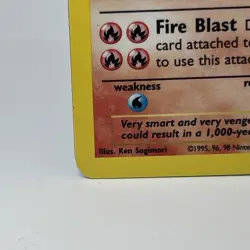 Ninetales 012/102 Base Set Holo Unlimited Rare 1999 WOTC Pokemon TCG Card MP - Image 5