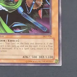 Yugioh TCG - Trap Master - SKE-018 - LP - Common - Monster - Vintage - 1st, 2004 - Image 4