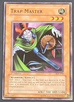 Yugioh TCG - Trap Master - SKE-018 - LP - Common - Monster - Vintage - 1st, 2004 - Image 1